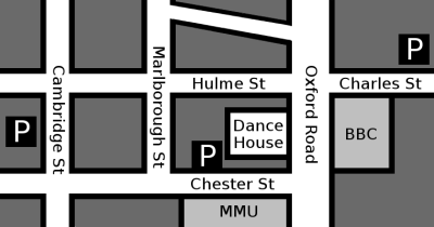 Dancehouse map